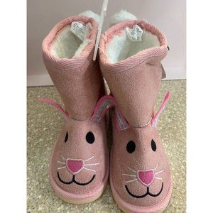 NWT MUKS LUKS Pink Bonnie Bunny Boot - Girls SIZE 9